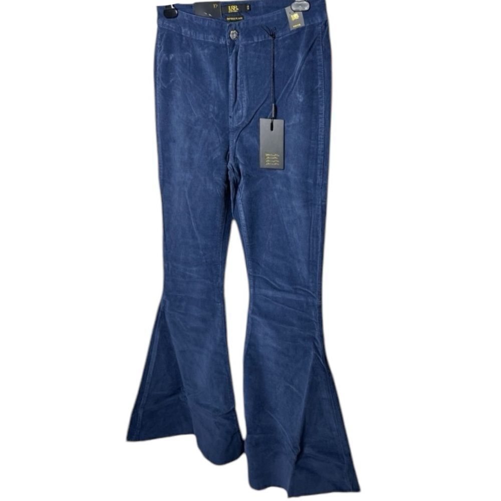 Lucky & Blessed Navy Carson Corduroy Flares NWT - Picture 6 of 11